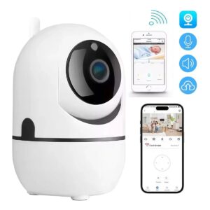 Cámara de Seguridad IP WiFi Robotizada / Monitor para Bebés y Mascotas