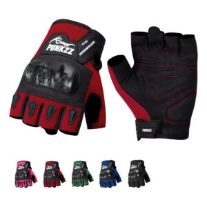 Guantes Para Motocicleta Medio Dedo