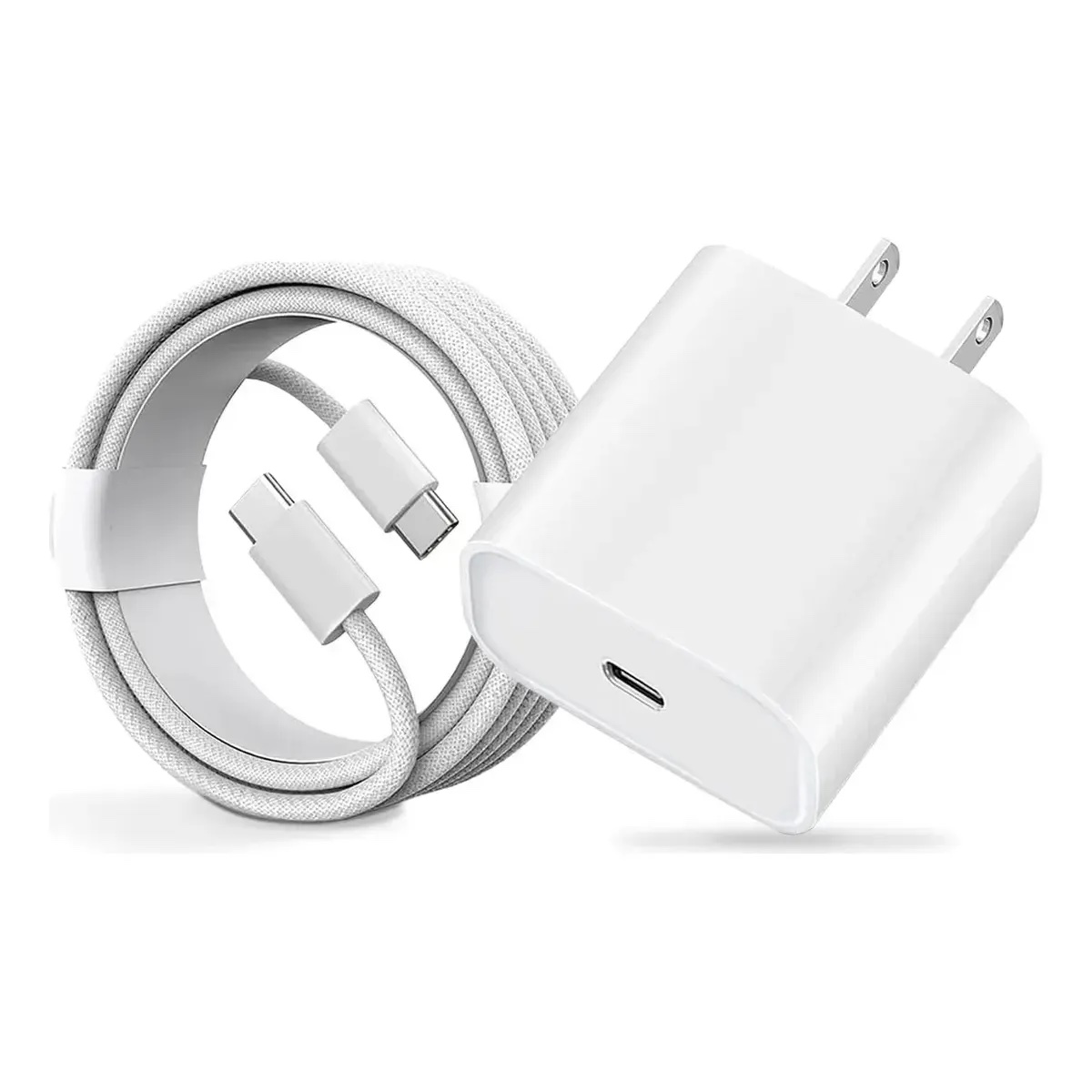Cargador Rápido 20W PD 3.0 con Cable Multiuso